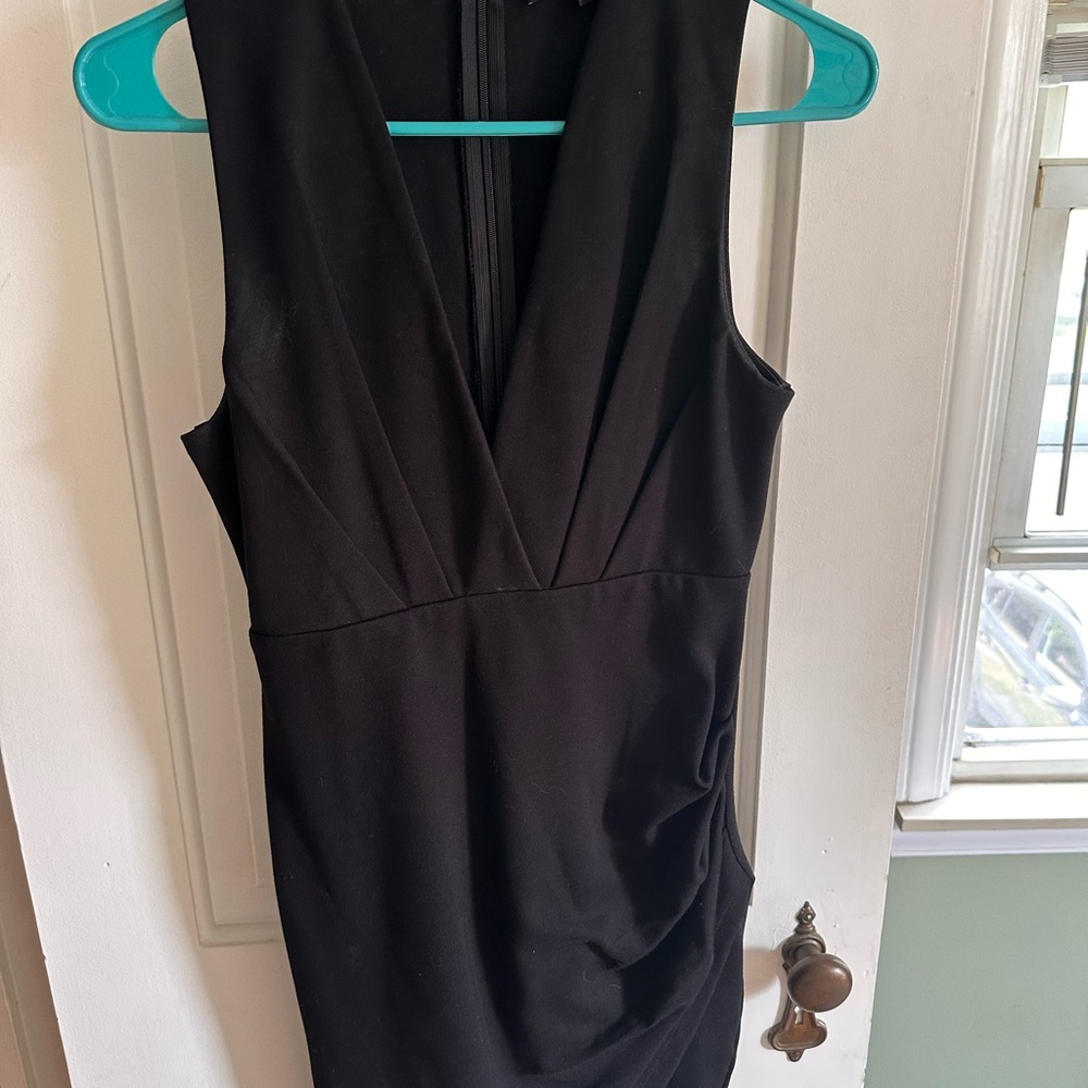 Lulu's Chic Black Backless Dress